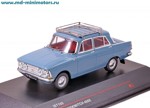Москвич 408E 1966 4 head lights (Blue Grey)