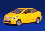Hyundai Solaris-Verna (yellow)