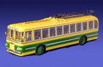 Городской троллейбус ТБУ-1 (желтый)