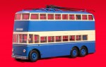 Городской троллейбус ЯТБ-3 двухдверный (голубой)